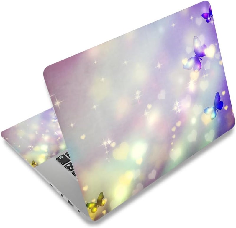 Laptop Skin Sticker Decal,12" 13" 13.3" 14" 15" 15.4" 15.6 inch Laptop Skin Sticker Cover Art Decal Protector Notebook PC (Purple)